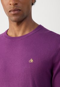 Scotch & Soda SEASONAL CORE REGULAR FIT CREWNECK - Striktrøje - gloxinia