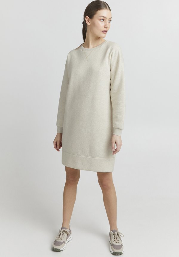 OXHOLLY - Day dress - oatmeal melange3