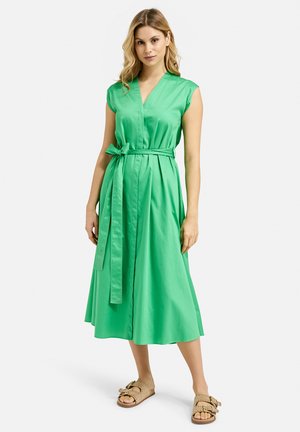 ÄRMELLOSES MIDI MIT BINDEGÜRTEL - Shirt dress - apple