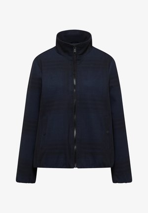 Cecil, KARIERTE JACKE IN WOLLOPTIK MIT STEHKRAGEN - Veste légère - urban dark blue melange