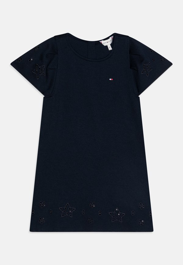 EMBROIDERED FLUTTER DRESS - Day dress