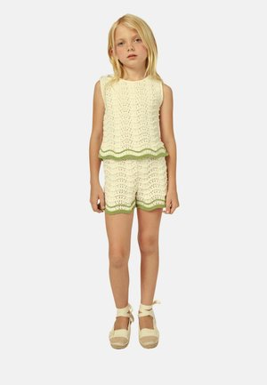MIPOUNET Shorts - ecru green