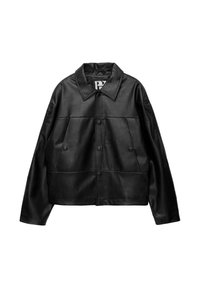 EFFECT  - Imitatieleren jas - black
