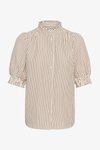 BELLAIW FEMININE SHIRT - Πουκαμίσα με κουμπιά - vanilla withered/rose stripe