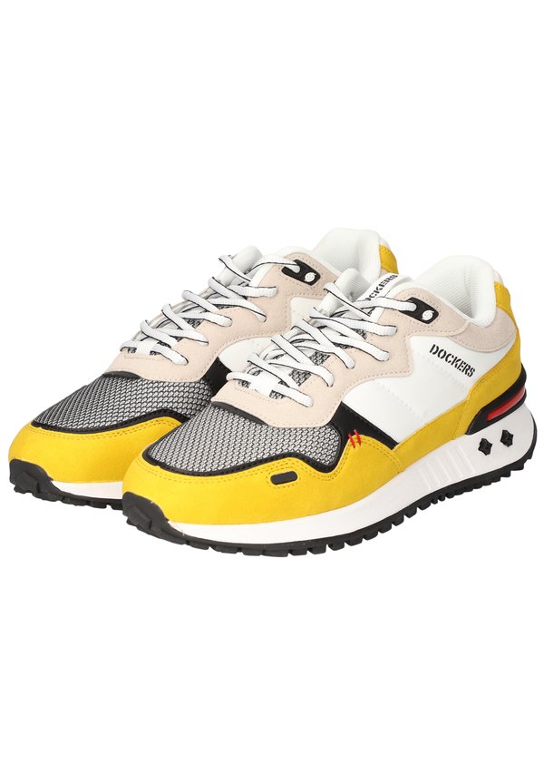 Sneaker low - gelb kombi
