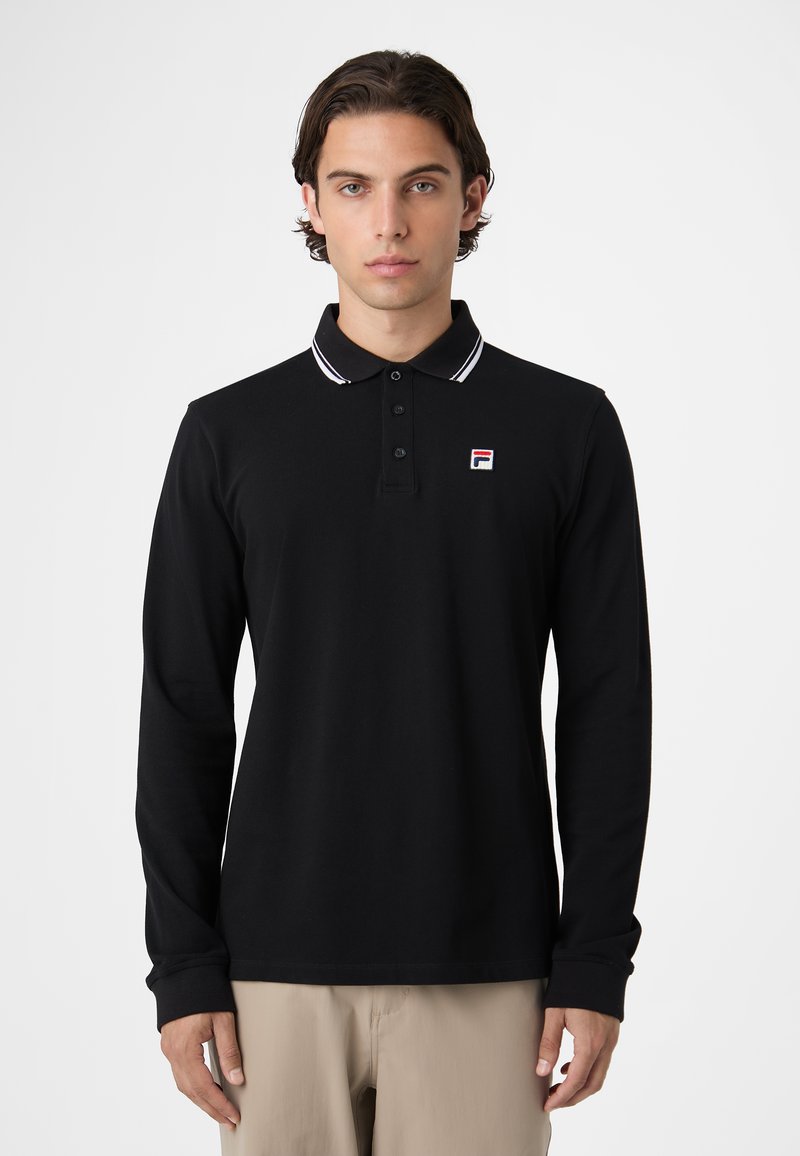 Fila APPAREL BIELLA REGULAR TIPPED - Polo - black