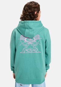 Quiksilver GRAPHIC Sudadera con cremallera gmw/verde