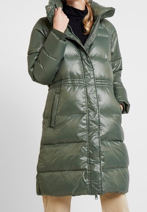 Daunenmantel - mottled olive
