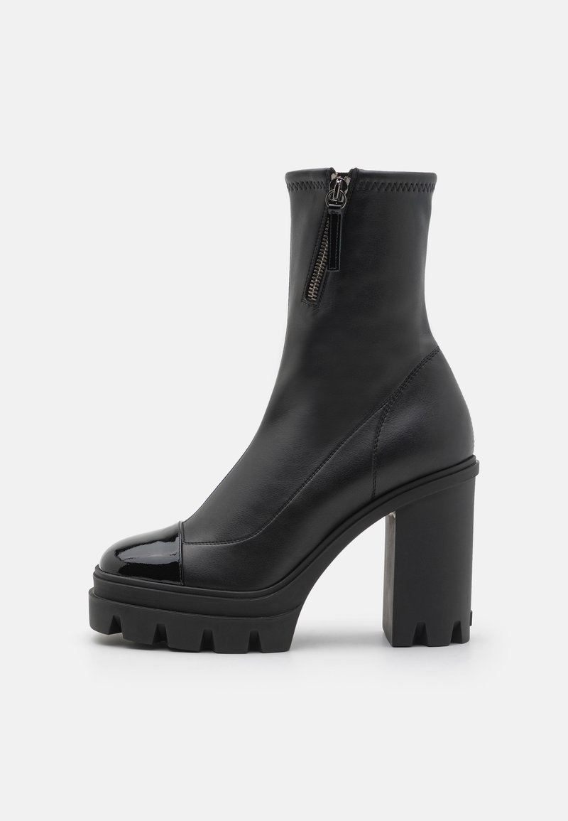 Giuseppe Zanotti BOOTIE - Bottines à plateau - black