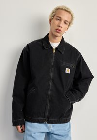 Carhartt WIP - DETROIT - Teksajakk - black Väikepilt 1