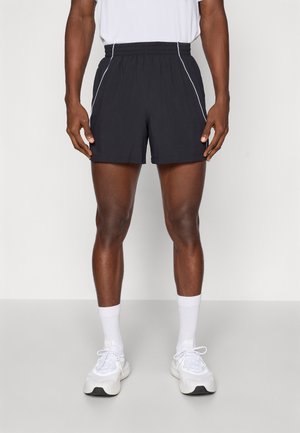 SHORT - Pantalón corto de deporte - black/white/hyper green