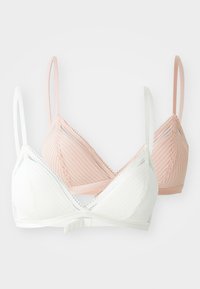 LAMINA 2 PACK - Triangel-BH - ivory/pink