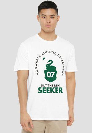 Warner Brothers, HARRY POTTER SLYTHERIN SEEKER - Print T-shirt - white