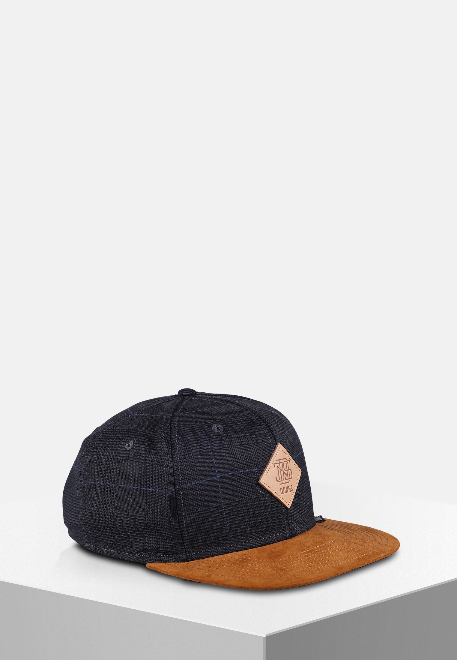 Djinns Trucker Cap Glencheck Grey – Verstellbare Baseballkappe Mit Netzrücken, Größe One Size