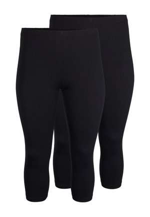 Zizzi FLASH – 2-PACK - Shorts - black   black