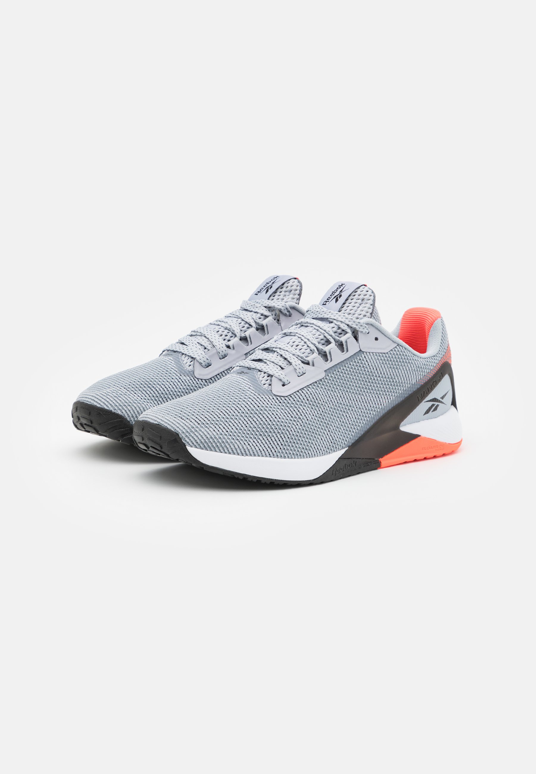 Reebok NANO X1 GRIT FLOATRIDE ENERGY FOAM TRAINING WORKOUT - Sportschoenen  - cold grey/core black/orange flare/Grijs - Zalando.nl