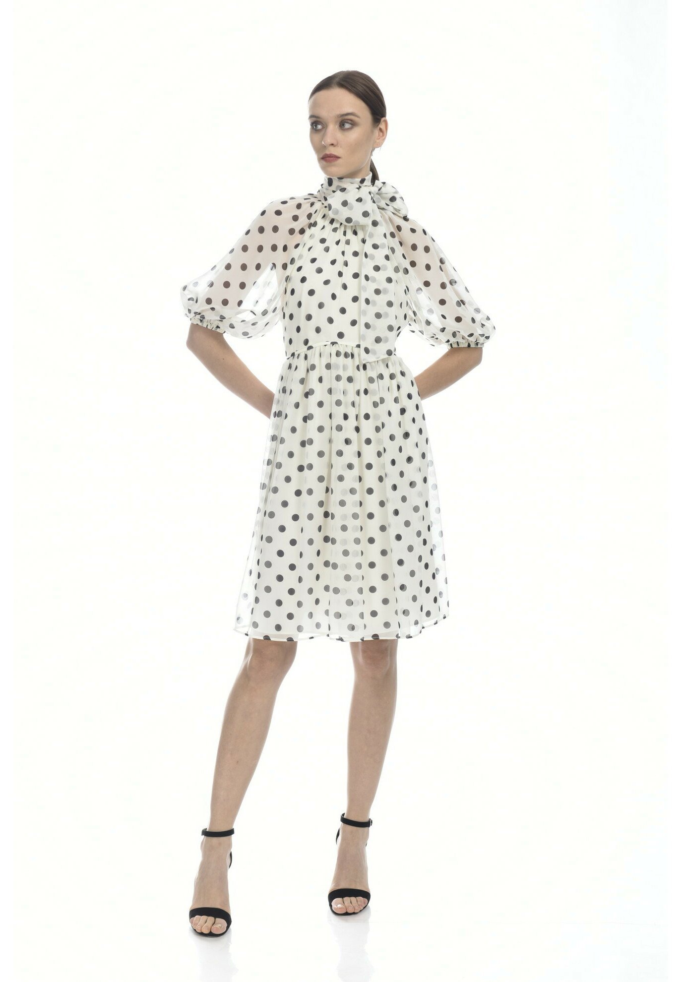 luisa spagnoli abito pois