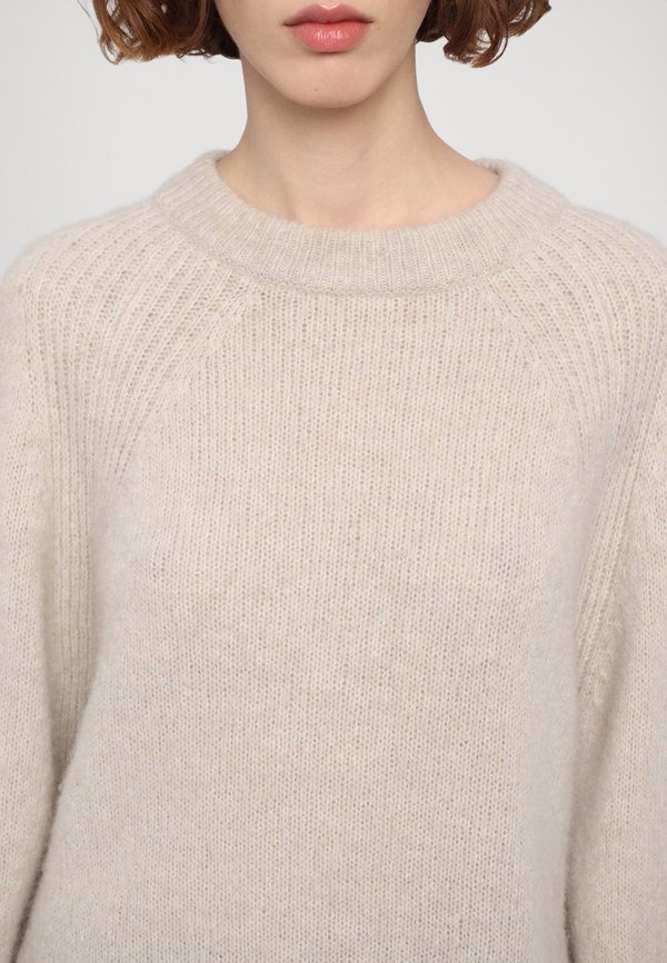 CREW NECK LONG SLEEVE - Jumper - stone beige2