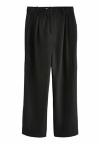 PREMIUM BLEND WIDE LEG  - REGULAR FIT - Pantaloni - black