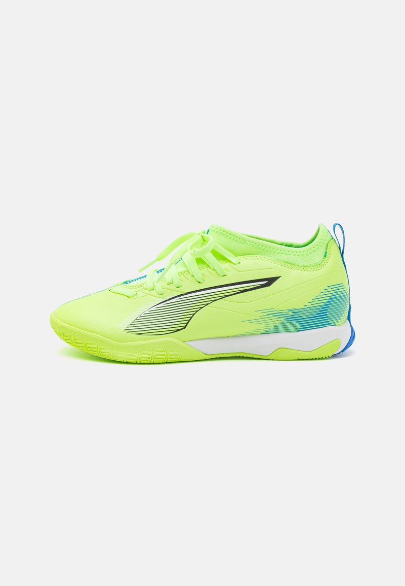 Puma ULTRA 5 MATCH IT MID JR UNISEX - Scarpe da calcio indoor - fizzy apple/white/bluemazing