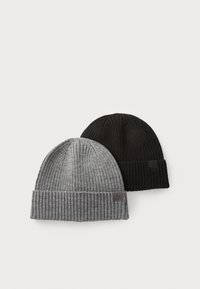 UNISEX 2 PACK - Mütze - black/grey