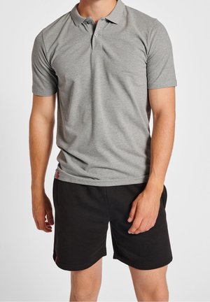 Poloshirt - mottled grey