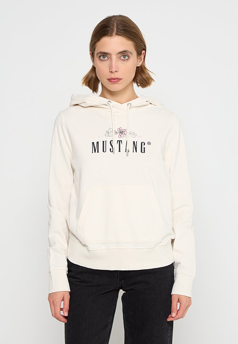 mustang Hoodie crème