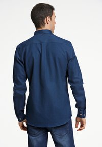 Lindbergh BRUSHED HERRINGBONE L S - Camicia - navy