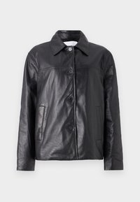 STRAIGHT JACKET - Bőrdzseki - black