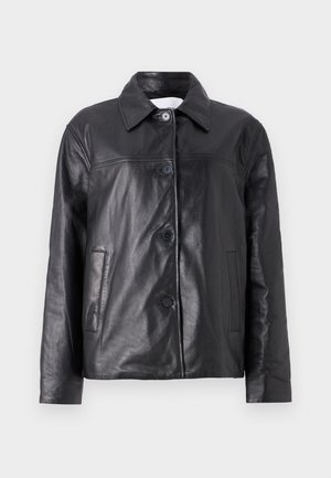 CLOSED STRAIGHT JACKET - Kožnata jakna - black