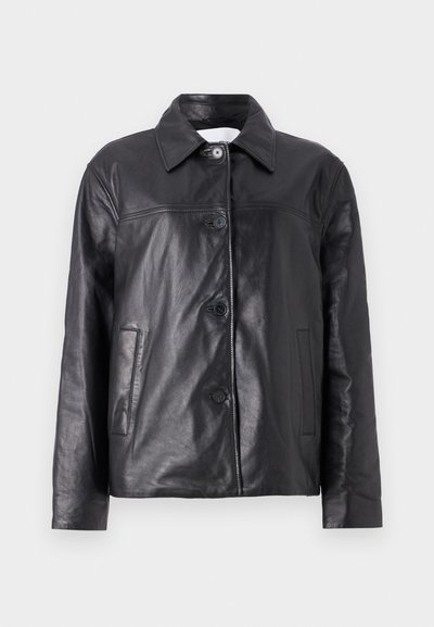 CLOSED STRAIGHT JACKET - Kožnata jakna - black