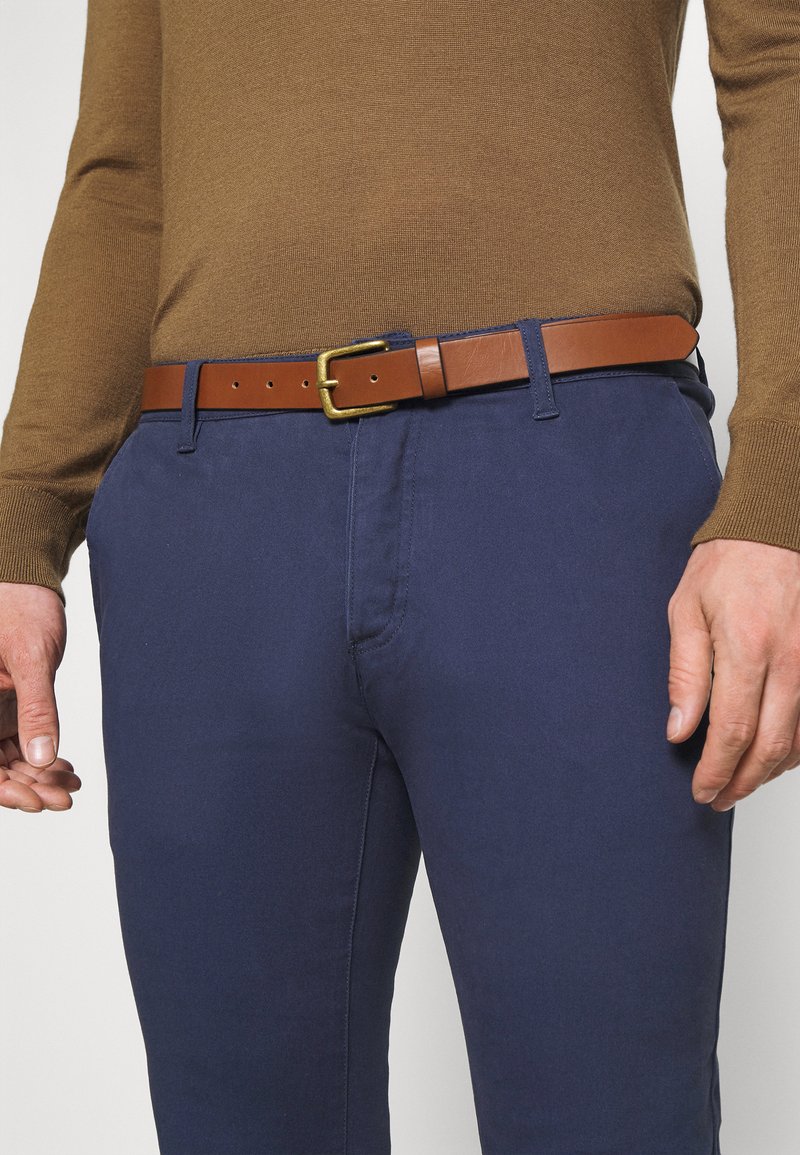 Herren Chinos | Pier One BELTED Chino dark blue/dunkelblau - BB40792 Herren Chinos | Pier One BELTED Chino dark blue/dunkelblau - BB40792