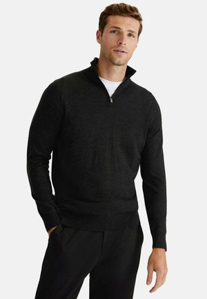 HALF ZIP - Trui - charcoal