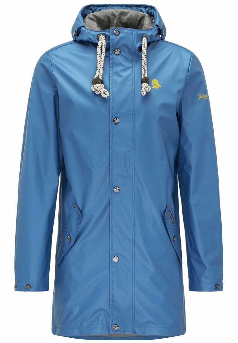 Herren Trenchcoats | Schmuddelwedda Parka taubenblau/blau - TS47302 Herren Trenchcoats | Schmuddelwedda Parka taubenblau/blau - TS47302