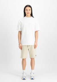 Alpha Industries BASIC SMALL LOGO - Pantaloni sportivi - vintage white