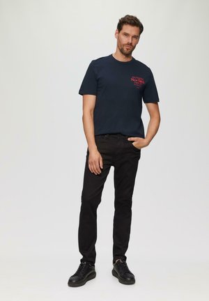 MIT FRONT - T-Shirt print - navy
