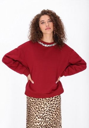 Sweater - burgundy