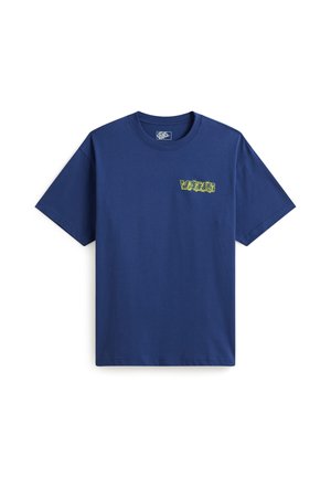 Vans, BARBED WRAP. - T-Shirt print - navy