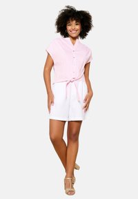 LolaLiza SHORT-SLEEVED - Button-down blouse - light pink