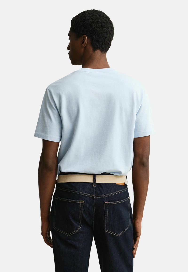GANT Jednoduché tričko - sky blue