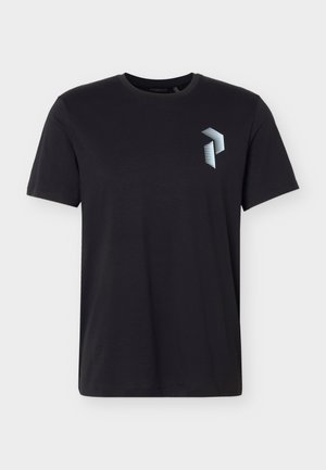Peak Performance, EXPLORE GRAPHIC TEE MEN - T-shirt imprimé - black/summit sky