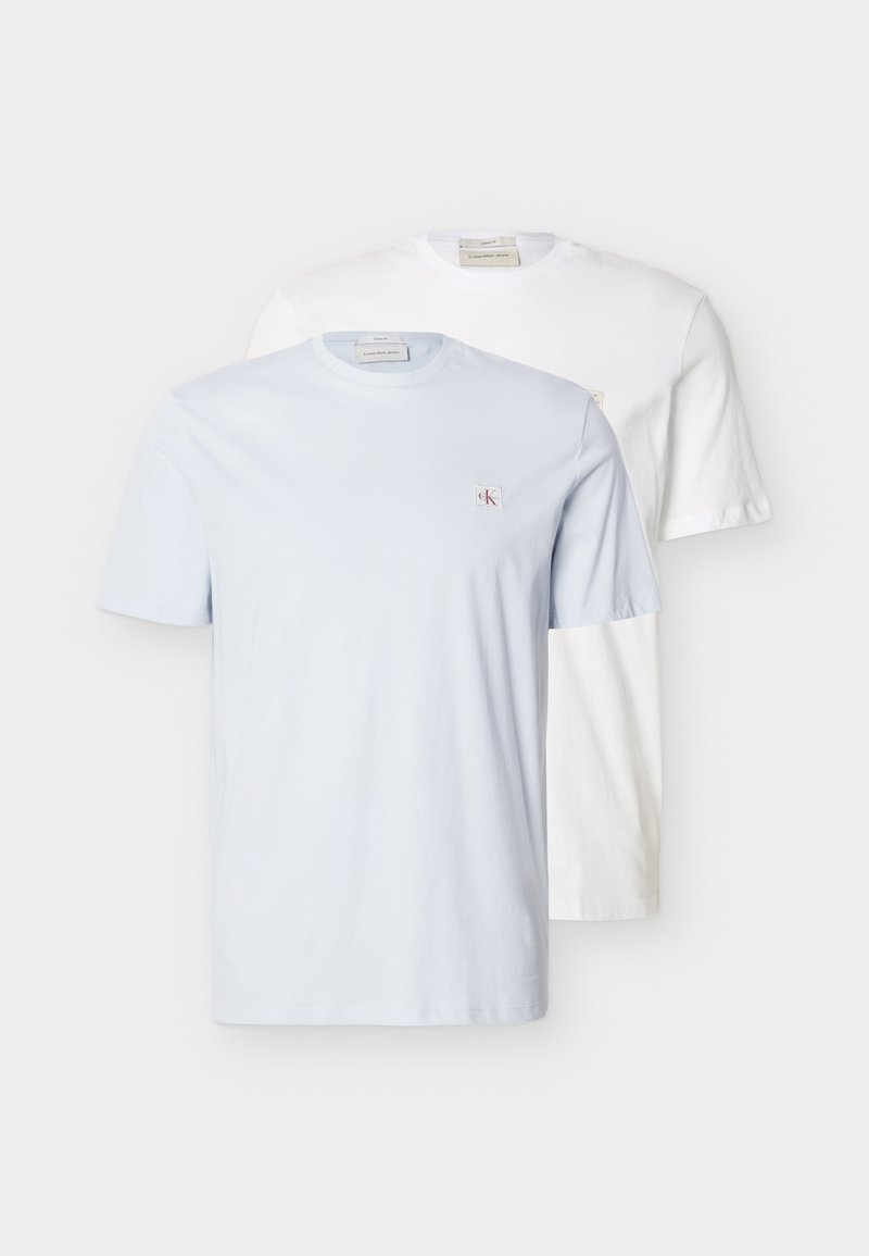 Calvin Klein Jeans T-shirt basic lichtblauw Calvin Klein Jeans T-shirt basic lichtblauw
