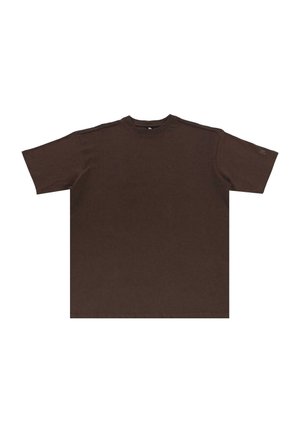Bruin T-shirt met korte mouwen van katoen, met een ronde halslijn en een relaxte pasvorm. Inclusief een subtiele logo op de mouw.