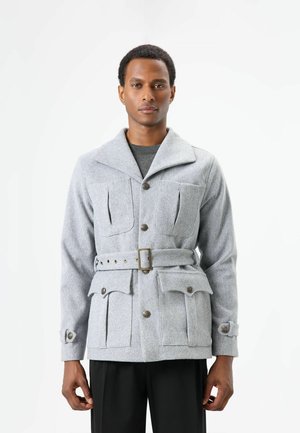 BUTTON-FRONT - Winterjas - light grey
