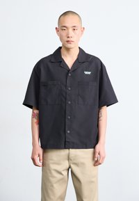 Bareen - BAKARI SHORT SLEEVE - Button down-skjorte - black onyx Miniatyrbilde 1