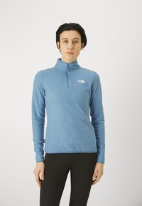 The North Face 100 GLACIER 1/4 ZIP - Polárpulóver - indigo stone