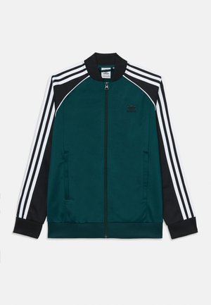 adidas Originals TRACK UNISEX - Mikina so zipsom - aurora ivy