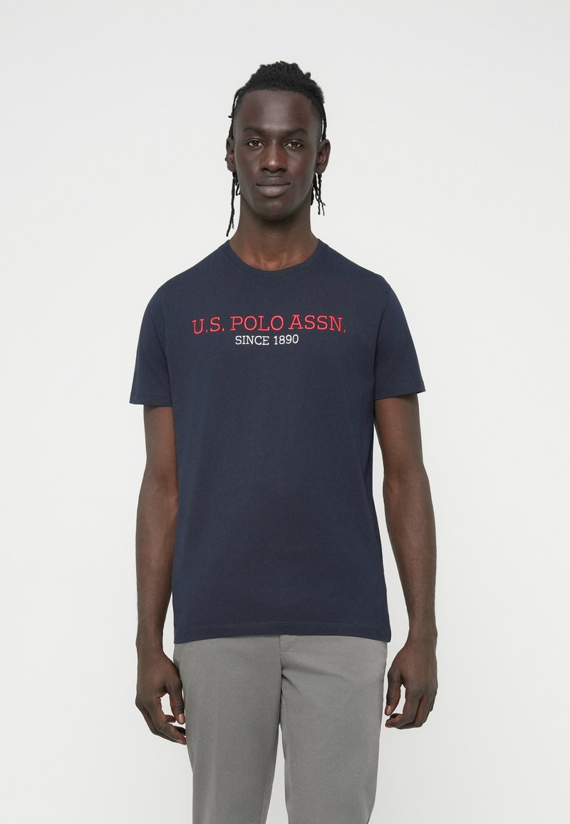 U.S. Polo Assn. T-shirt print donkerblauw