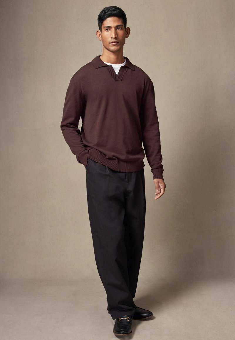 Next REGULAR FIT - Pulover - brown