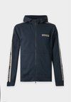 TRAIN LOGO SERIES HOODIE TAPE - Φούτερ με φερμουάρ - blue